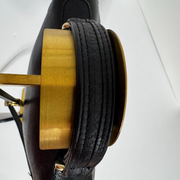 VINTAGE COACH Station Shoulder Crossbody Iconic black leather Classic Coach - Picture 6 of 14